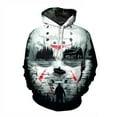 thumbnail image 1 of GrmtClth Graphic Hoodies for Men Scary 3d Printed Hooded Pullover Loose Fit Drawstring Hoodie Pullover Midweight Outerwear with Pockets black XXXL, 1 of 6