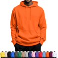 thumbnail image 1 of GrmtClth Hoodies for Men Fitness‑Training Loose‑Fit Pullover Sweatshirt Long Sleeve Drawstring Hood Pocket Skin‑Friendly Knit Fabric Street‑wear Leisure Shirts, 1 of 8