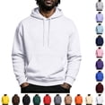 thumbnail image 1 of GrmtClth Hoodies for Men Outdoor Hiking Pullover Hooded Sweatshirt Adjustable Drawstring Pocket Comfort Long Sleeve Shirts, 1 of 10