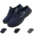 thumbnail image 1 of GrmtClth Lace‑Up Sneakers for Men Low‑Profile Mesh Athletic Shoes Flexible Shoelace Design Lightweight Sole Outdoor Leisure Trainers, 1 of 8