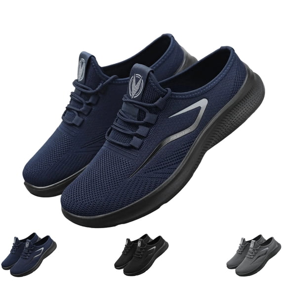 GrmtClth Lace‑Up Sneakers for Men Low‑Profile Mesh Athletic Shoes Flexible Shoelace Design Lightweight Sole Outdoor Leisure Trainers