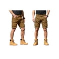 thumbnail image 1 of GrmtClth Men Classic Fishing Stretch Cargo Shorts Multi Utility Storage Pockets Breathable Soft Fabric Summer Travel Shorts Camel XL, 1 of 9