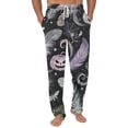 thumbnail image 1 of GrmtClth Men Halloween Print Pajama Pants Halloween Fall Tree Pumpkin Graphic Loungewear Trousers Drawstring Sleep Bottoms Pocket Casual Joggers Blue M, 1 of 5