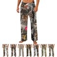 thumbnail image 1 of GrmtClth Men's Adjustable Drawstring Sleep Pants Woodland Tree Camo Pattern Loose Straight Leg Breathable Home Lounge Trousers Gray S, 1 of 6