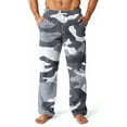 thumbnail image 1 of GrmtClth Men's Flannel Pajama Pants Comfort Soft Fleece Warm Lounge Pants Fall Winter Casual Pj Bottoms with Pockets Gray S, 1 of 6