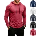 thumbnail image 1 of GrmtClth Men's Hoodies Workout Long Sleeve Fishing Shirts UPF 50+ Sun Protection Dry Fit Workout Athletic Gym Hooded S, 1 of 6