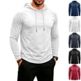thumbnail image 1 of GrmtClth Men's Hoodies Workout Long Sleeve Fishing Shirts UPF 50+ Sun Protection Dry Fit Workout Athletic Gym Hooded XL, 1 of 6