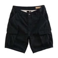 thumbnail image 1 of GrmtClth Mens Cargo Shorts Lightweight Casual Camo Shorts Relaxed Fit Cargo Shorts Summer Gym Shorts with Pockets Black L, 1 of 3