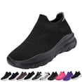 thumbnail image 1 of GrmtClth Mens Knit Sock Style Sneakers Pull On Design Thick Cushioned Platform Outsole Lightweight Outdoor Walking Daily Wear Shoes, 1 of 7