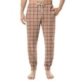 thumbnail image 1 of GrmtClth Mens Pajama Pants Lightweight Lounge Plaid Jogger Sleep Pants Soft Classic Pjs Bottoms with Drawstring & Pockets Watermelon Red L, 1 of 8