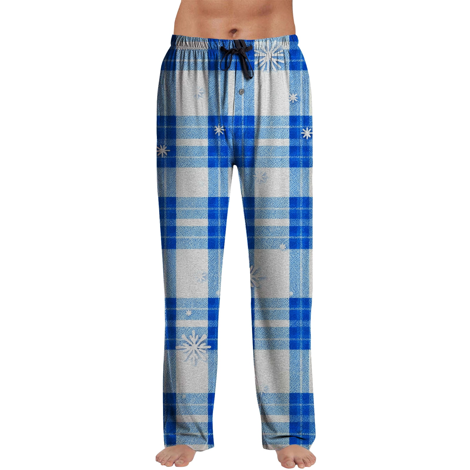 GrmtClth Mens Plaid Pajama Pants Comfy Soft Classic Night Pants ...