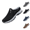 thumbnail image 1 of GrmtClth Mens Slip‑On Shoes Backless Mule Sneakers Breathable Mesh Upper Non Slip Thick Sole Outdoor Walking Hiking Driving Casual Footwear, 1 of 5