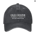 thumbnail image 1 of GrmtClth Old Geezer Formerly Known As Stud Muffin Cap for Men Dad Hat Funny Cap Black, 1 of 3
