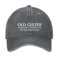 thumbnail image 1 of GrmtClth Old Geezer Formerly Known As Stud Muffin Hat for Men Baseball Hats with Design Hats Funny Cap Funny Cap Light Gray, 1 of 3