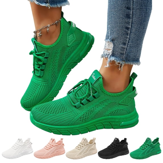 IEMIEMIEM Orthopedic Sneakers for Womens Breathable Fashion Slip On Walking Shoes Non Slip Casual Lightweight Tennis Gym Workout Shoe 6.5 wide