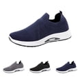 thumbnail image 1 of GrmtClth Slip‑On Shoes for Men Stretch‑Fit Fly Knit Slip‑On Footwear Ultra‑Light Build Indoor Gym Outdoor Walking Sneakers, 1 of 6