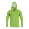 thumbnail image 1 of GrmtClth Sun Protection Hooded for Men 2026 Lightweight Long Sleeve Tops Camping with Mask Clothes Fashion Outfit Light Green S, 1 of 4