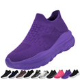 thumbnail image 1 of GrmtClth Unisex High Top Knit Sock Slip On Shoes Thick Platform Sole Non Slip Breathable Casual Walking Daily Wear Sneakers, 1 of 8
