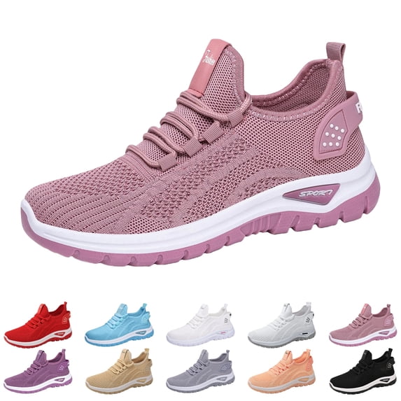 GrmtClth Womens Sneakers Lightweight Tennis Walking Shoes Sports Running Mesh Breathable Gym Fashion Athletic Comfortable Casual 8 wide