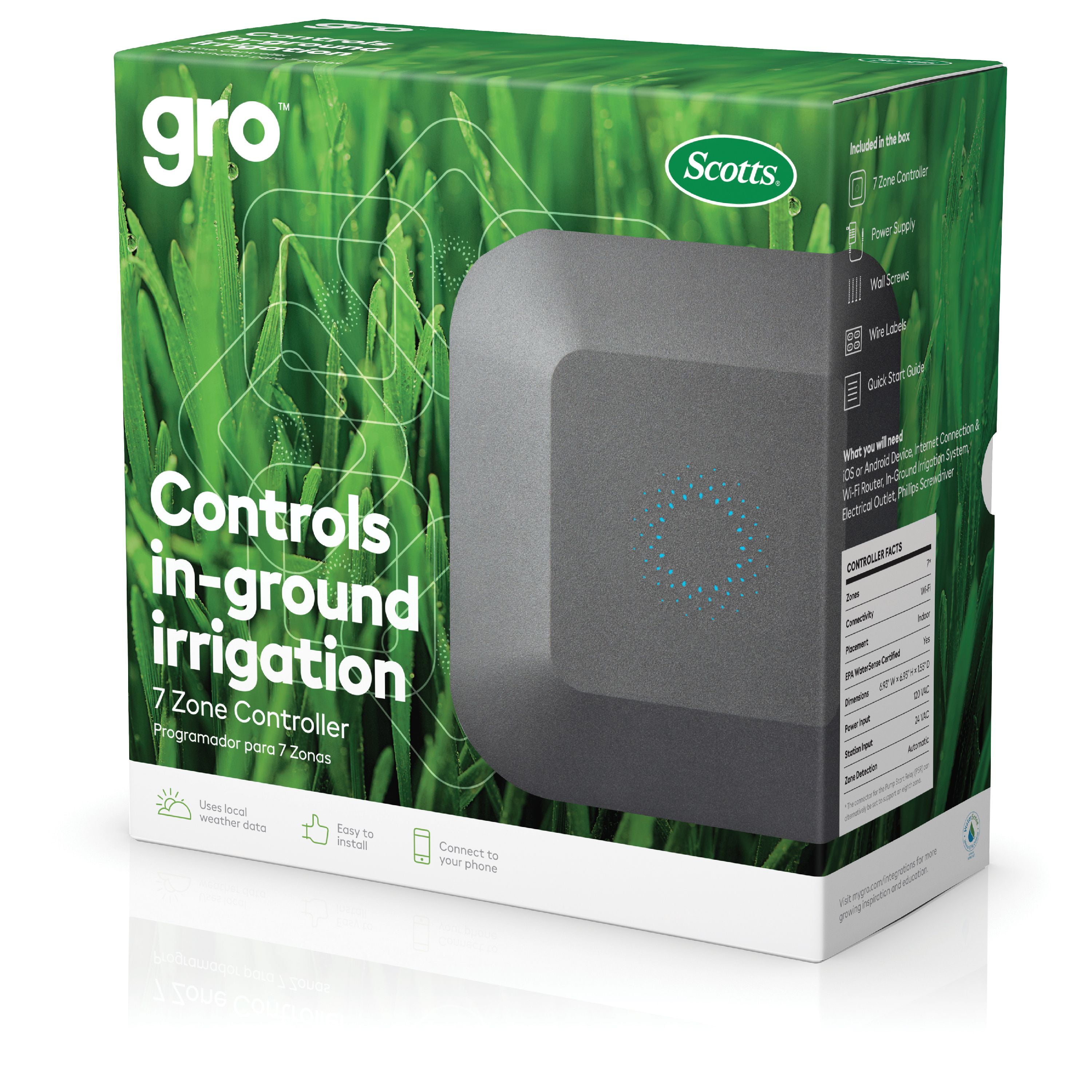 Gro 7 Zone Controller from Scotts 2nd Generation Smart Watering