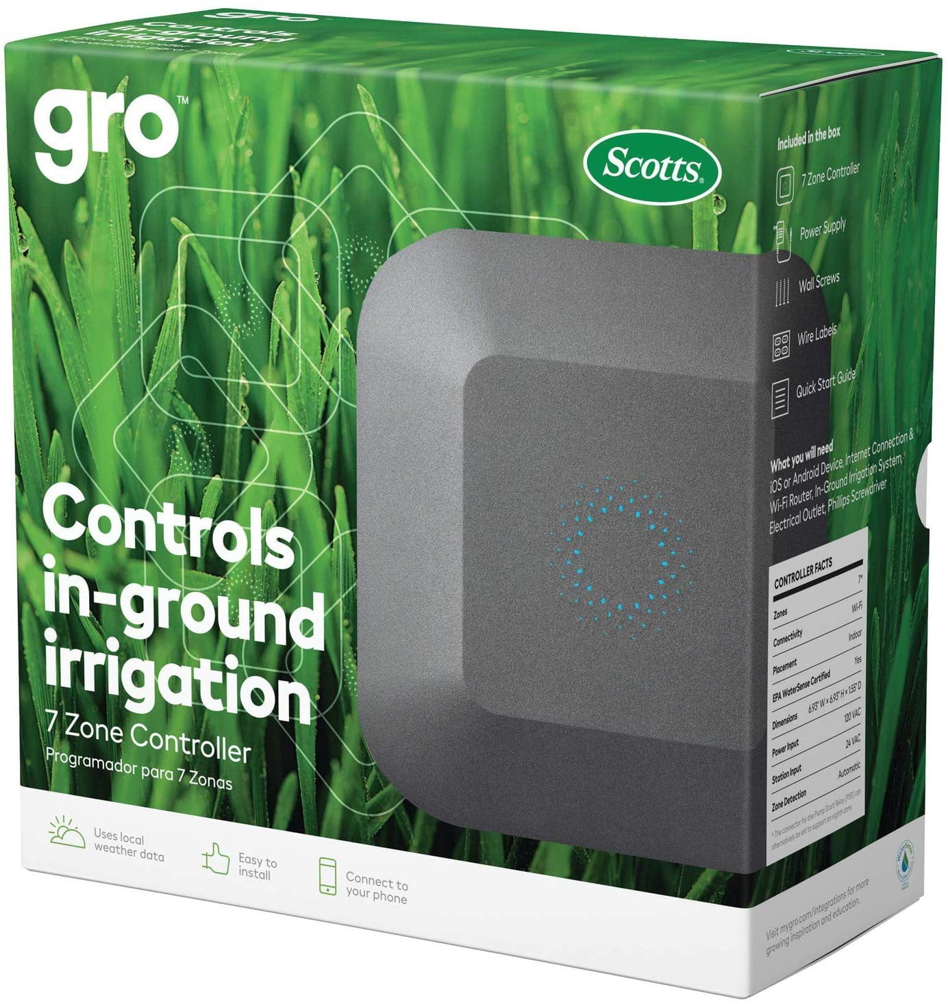 Gro 7 Zone Controller from Scotts - Sprinkler/Irrigation