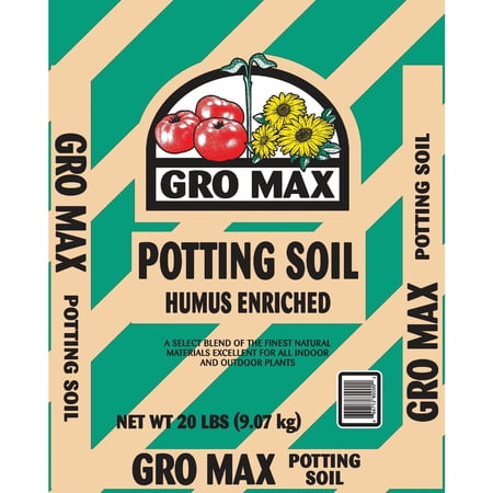 Gro Max LLC Potting Soil - For House Plants, Bulk Pot Soil - 20 lb.