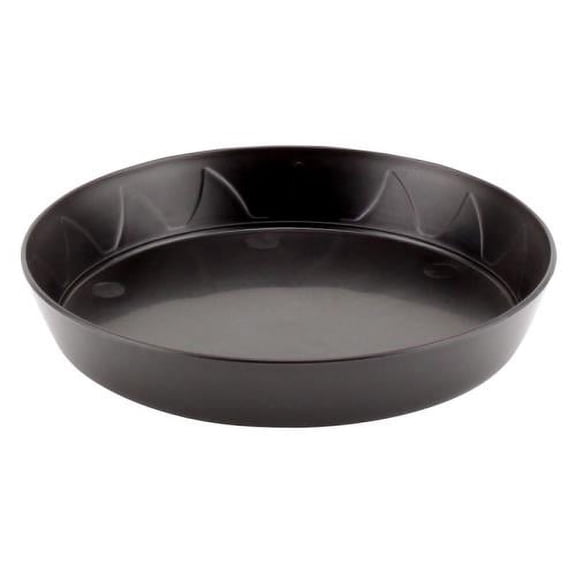 Gro Pro Heavy Duty Black Saucer - 6 in (100/Cs)