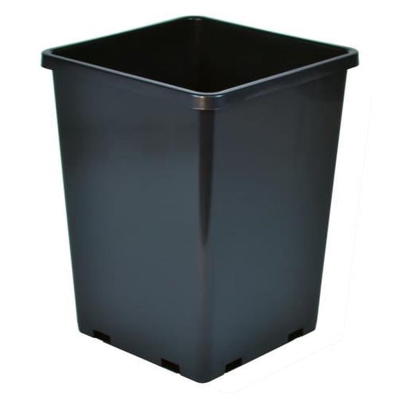 Gro Pro Rose Bucket Black 7.6 in x 7.6 in x 9.7 in