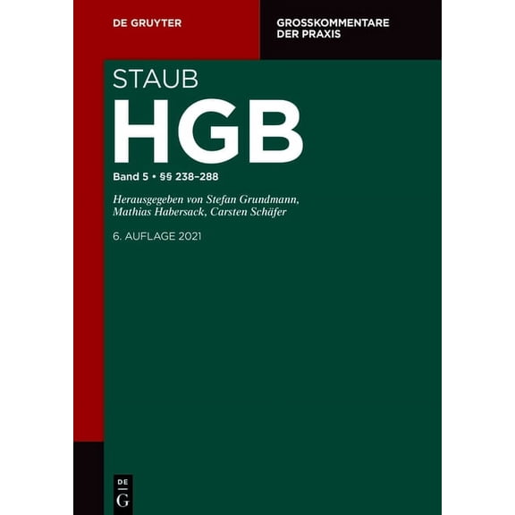 Großkommentare Der Praxis §§ 238-288, (Hardcover)
