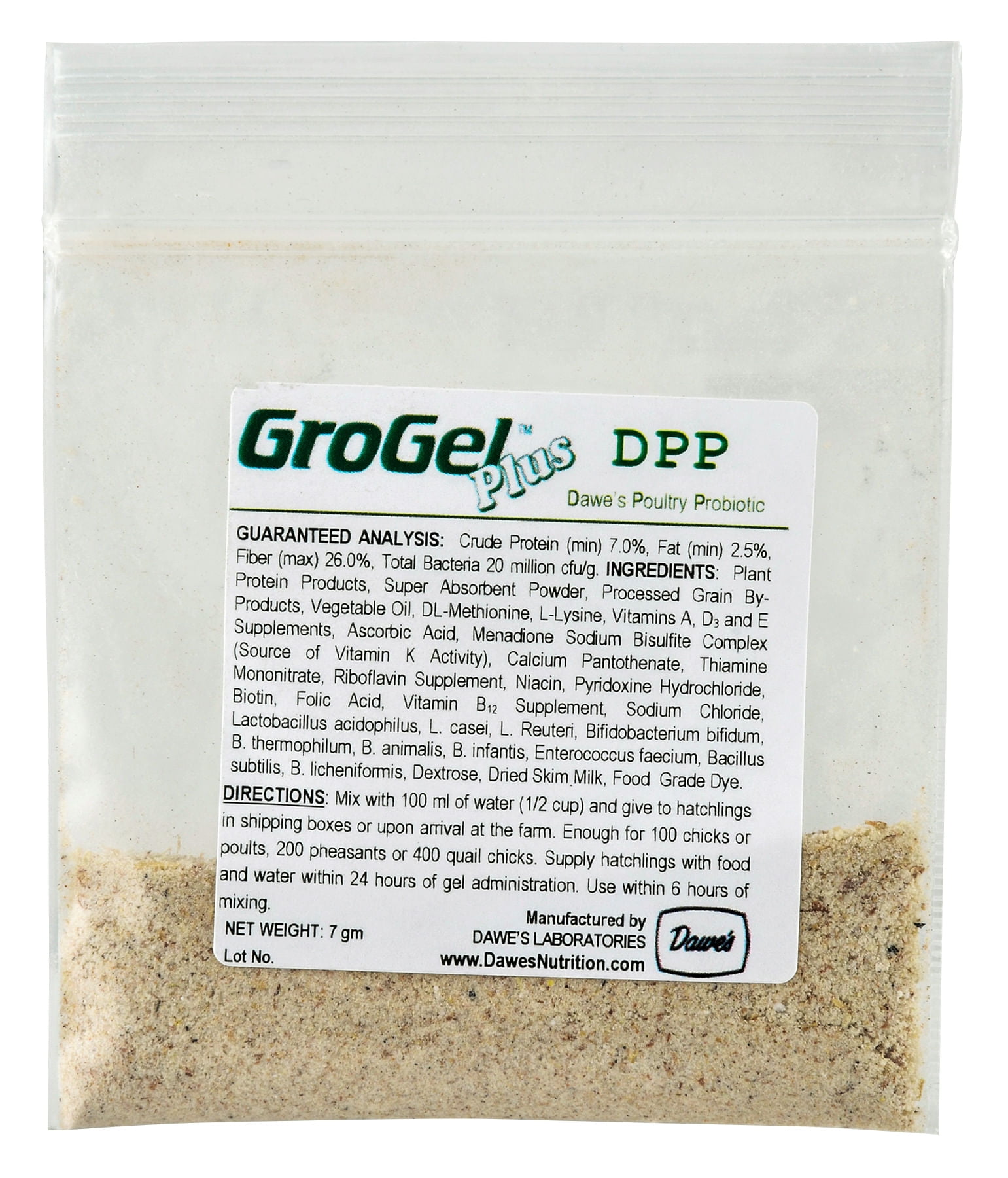 DAWE'S LABORATORIES GroGel Plus-w/DPP 100/ds pkt