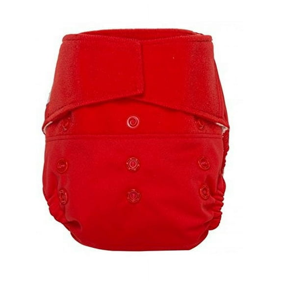 GroVia Hook and Loop Diaper Shell System (Cherry, One Size)