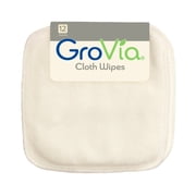 GroVia Reusable Cloth Diapering Wipes, 12 Count