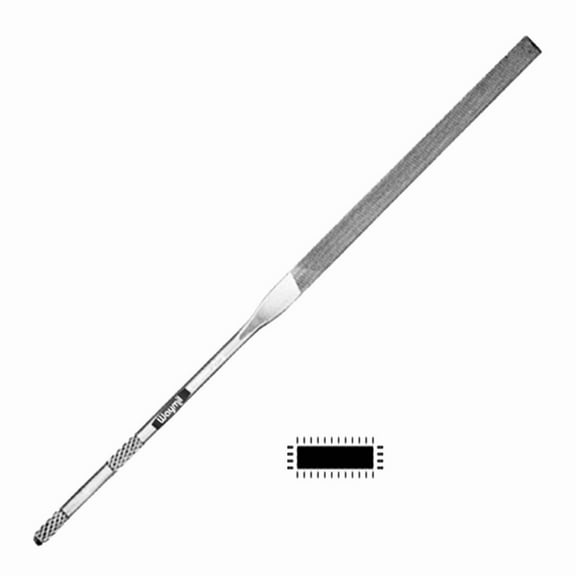 Grobet Swiss Type Needle File Equalling Cut 2 (160mm) Jewelry Metalsmith Tool