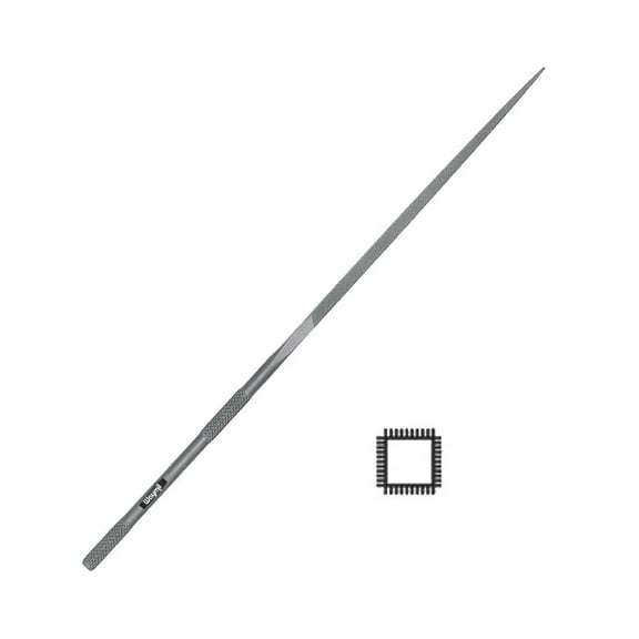 Grobet Swiss Type Needle File Square Cut 0 (160mm) Jewelry Metalsmith Tool