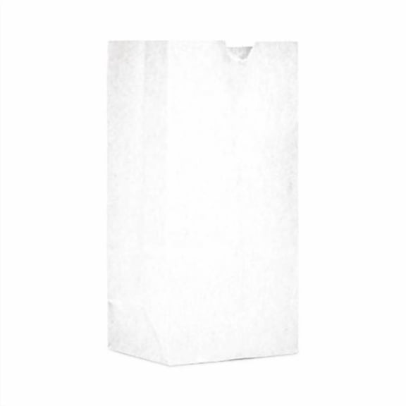 Grocery Bag, 30# Size, 30# Basis Weight, 7.5" x 10.5", White, 500/Box | Bundle of 10
