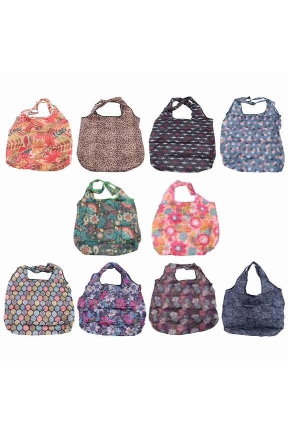 Grocery Bags Reusable 10 Pack Shopping Tote 50LBS Extra Large Storage