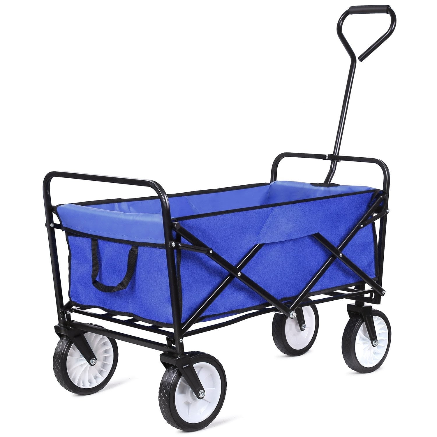 SEGAMART Heavy Duty Collapsible Utility Wagon, Beach Cart