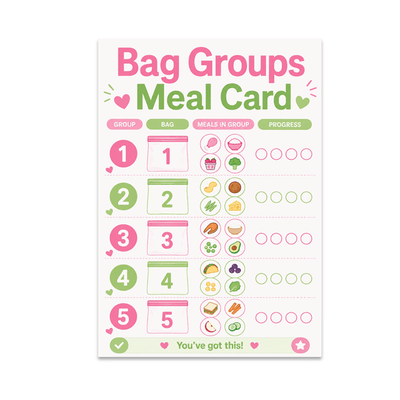 Grocery Day Map Minimalist Wall Decor - Home Organizer - 13x19 Poster Print