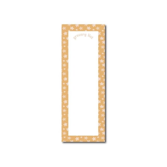 Grocery List Maker Notepad