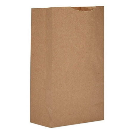 Grocery Paper Bags, 30 Lbs Capacity, #3, 4.75"w X 2.94"d X 8.56"h, Kraft, 500 Bags | Bundle of 2 Bundles