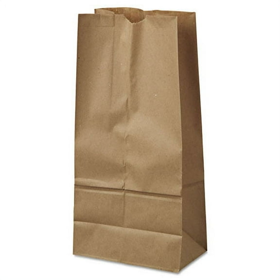 Grocery Paper Bags, 40 Lbs Capacity, #16, 7.75"w X 4.81"d X 16"h, Kraft, 500 Bags | Bundle of 2 Bundles