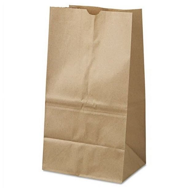 Grocery Paper Bags, 57 lb Capacity, #25, 8.25 Grocery Paper Bags, 57 lb Capacity, #25, 8.25