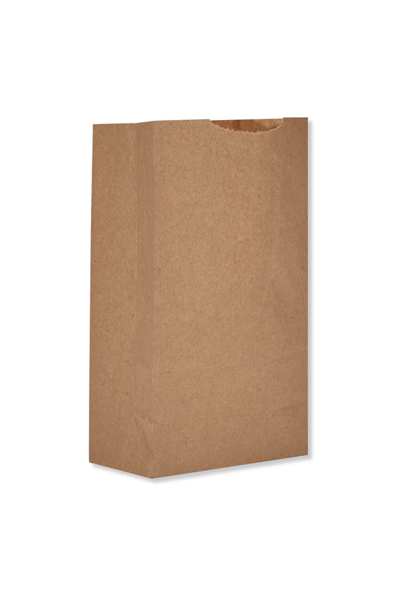 Grocery Paper Bags 2# Size X-Heavy-Duty 50# Basis Weight 4.13" x 2.63" x 7.88" Kraft 250 Bags/Pack 2 Packs/Bundle 130302500PKBL