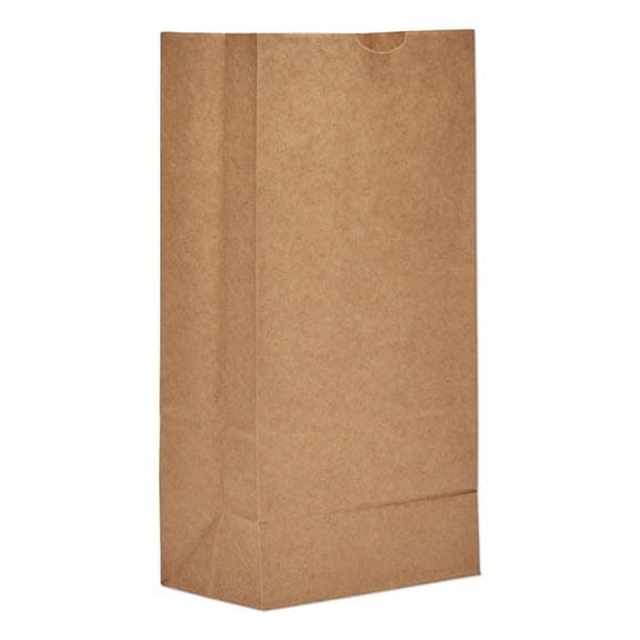 Grocery Paper Bags, 57 Lbs Capacity, #8, 6.13"w X 4.17"d X 12.44"h, Kraft, 500 Bags | Bundle of 2 Bundles