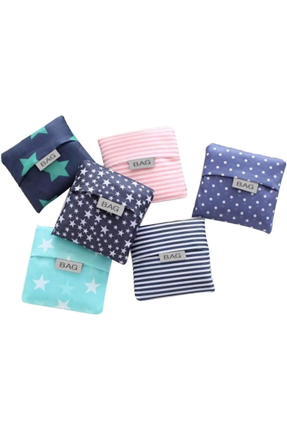 Grocery Shopping Bags - Foldable  Shopper Tote Bags (4 Pack)  & Machine Washable