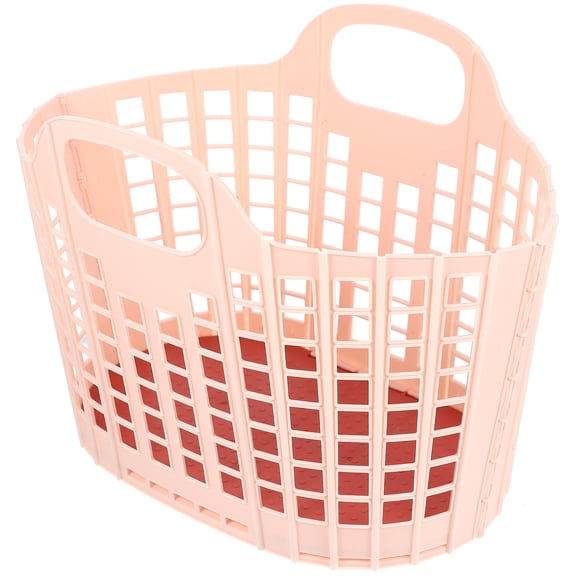Grocery Shopping Basket Kitchen Storage Plastic Fruit Laundry Baskets Vegetable Save Space