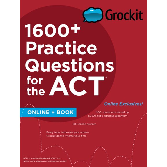 Grockit Test Prep: Grockit 1600+ Practice Questions for the ACT : Book + Online (Paperback)