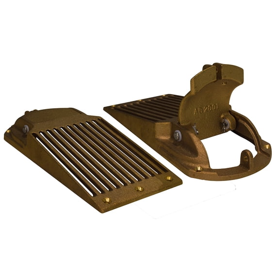 Groco ASC Bronze Slotted Hull Strainer with Access