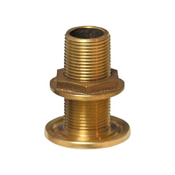 Groco Bronze Thru Hull Fitting with BSPP Thread