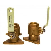 Groco FBV Bronze Full-Flow Tri-Flange Seacock